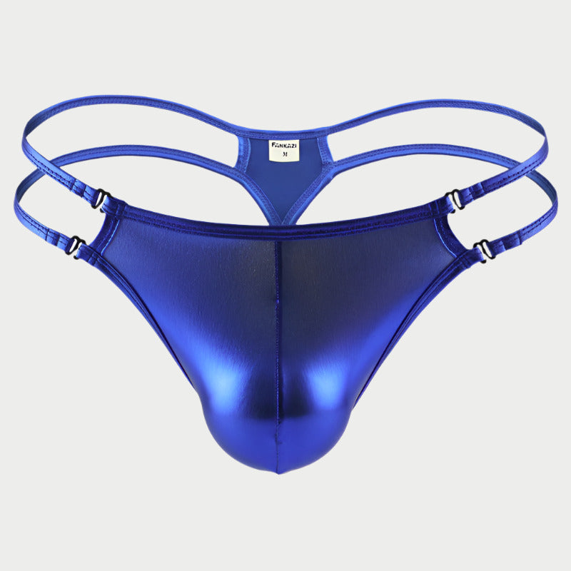 Low Waist Metallic Thong