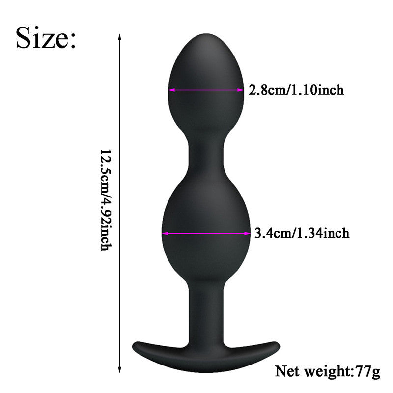 Silicone Butt Plug Multi-Bead