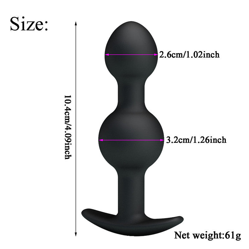 Silicone Butt Plug Multi-Bead