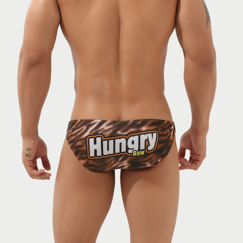 Bold Print Swim Briefs