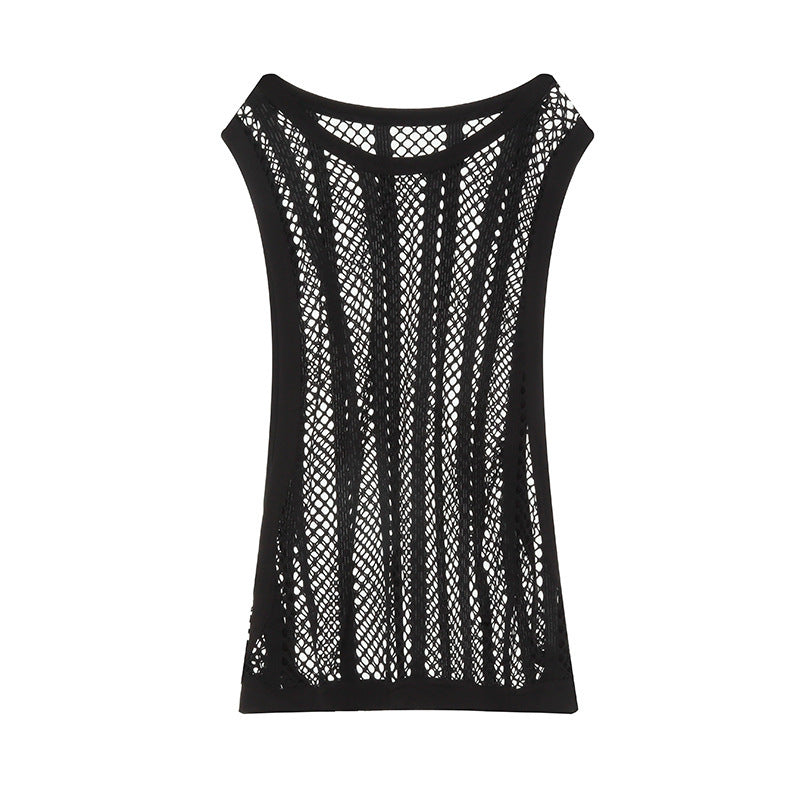 Mesh Striped Tank Top