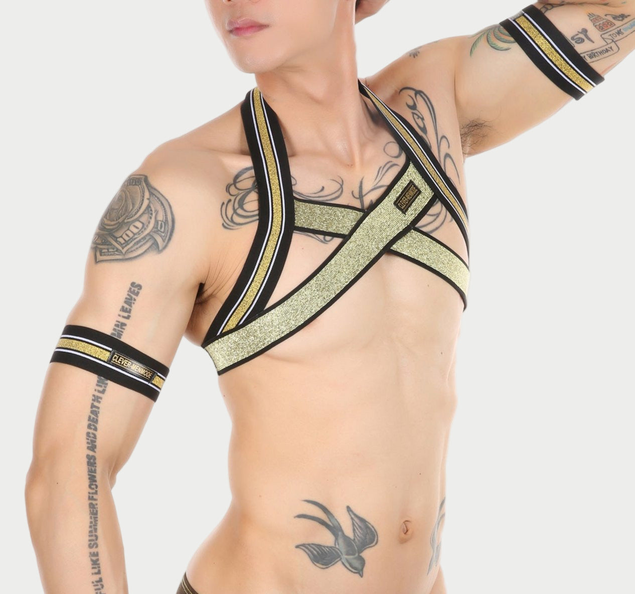 Gold Glitter Harness