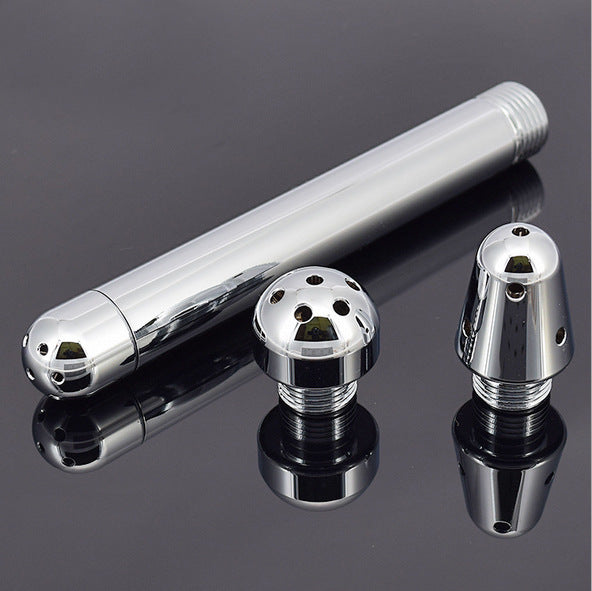 Aluminum Enema Douche Shower Nozzle Set (3 Heads)
