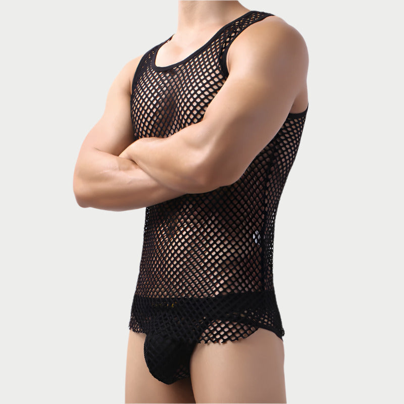 Mesh Fish Net Tank Top