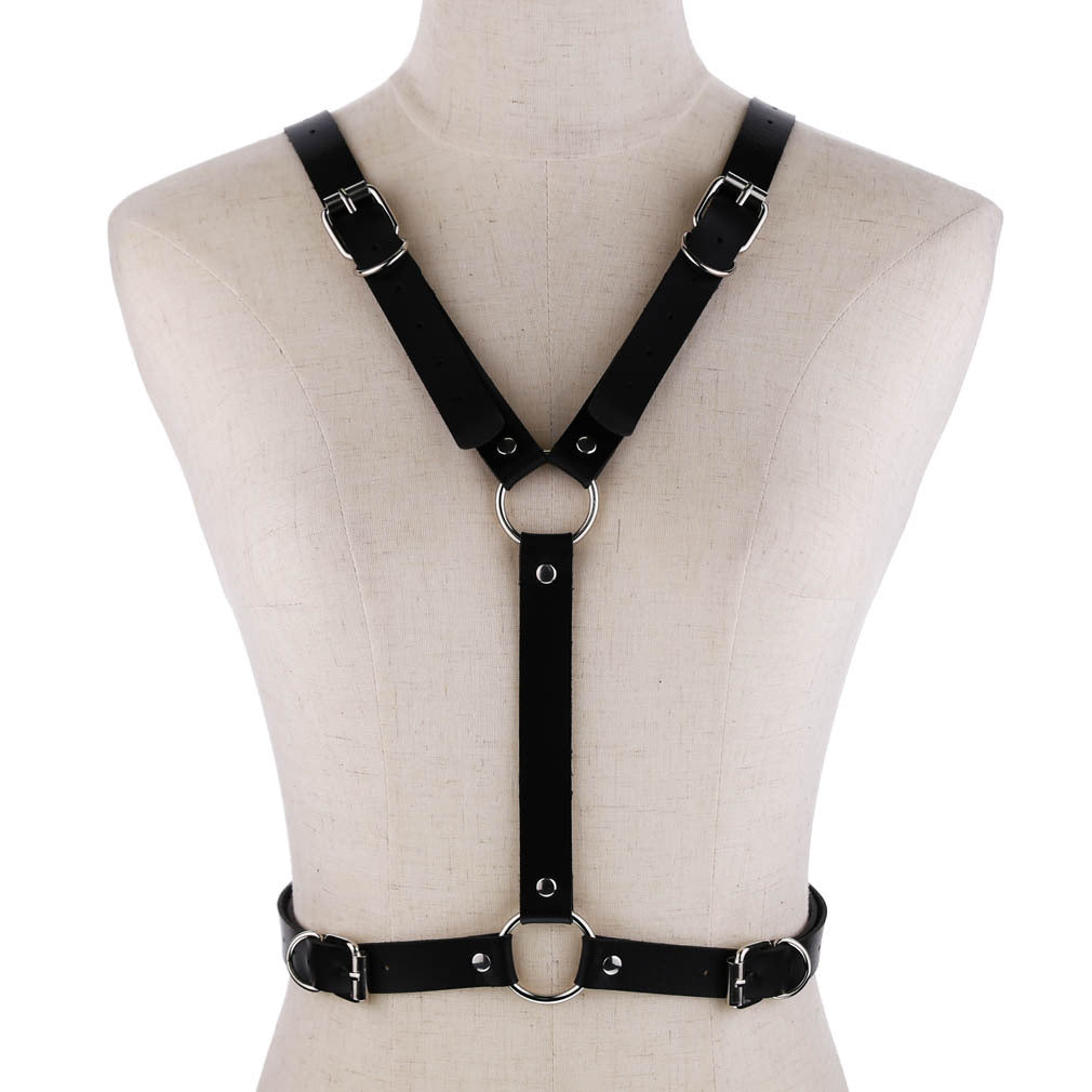 Angel Wings Leather Harness