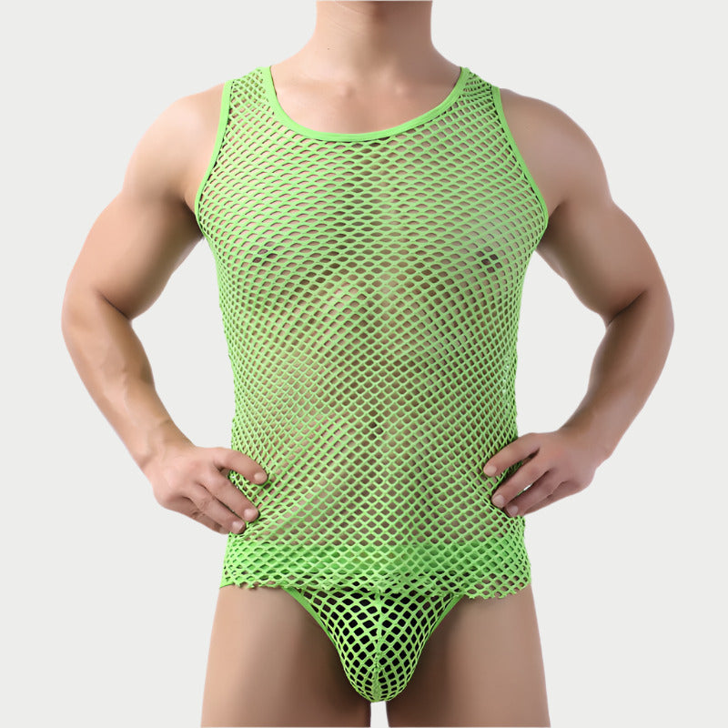 Mesh Fish Net Tank Top