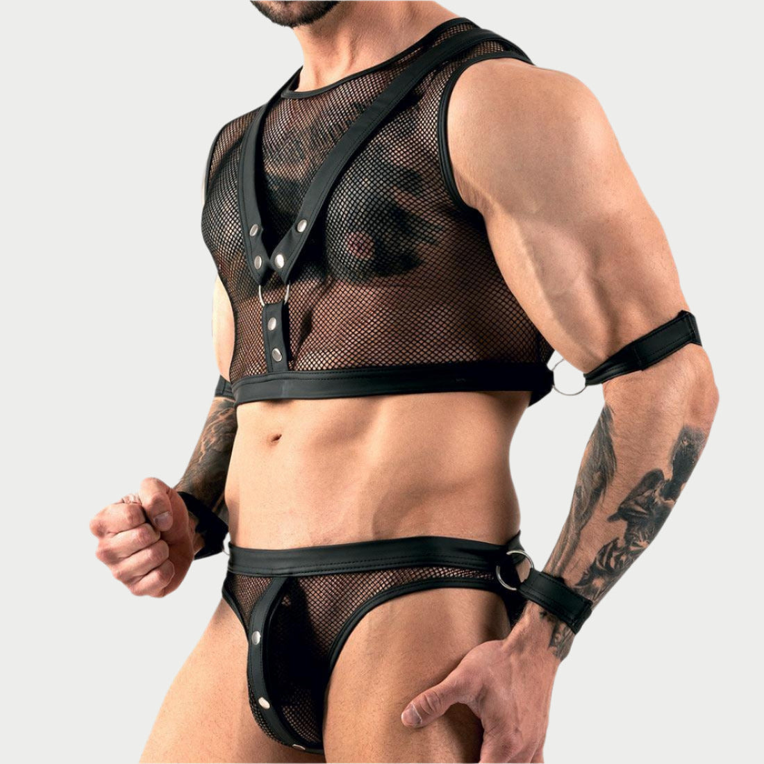 Two Piece Mesh Harness Set