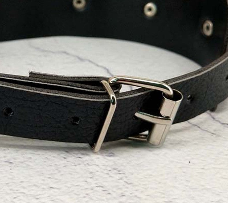 Leather O-Ring Collar / Choker