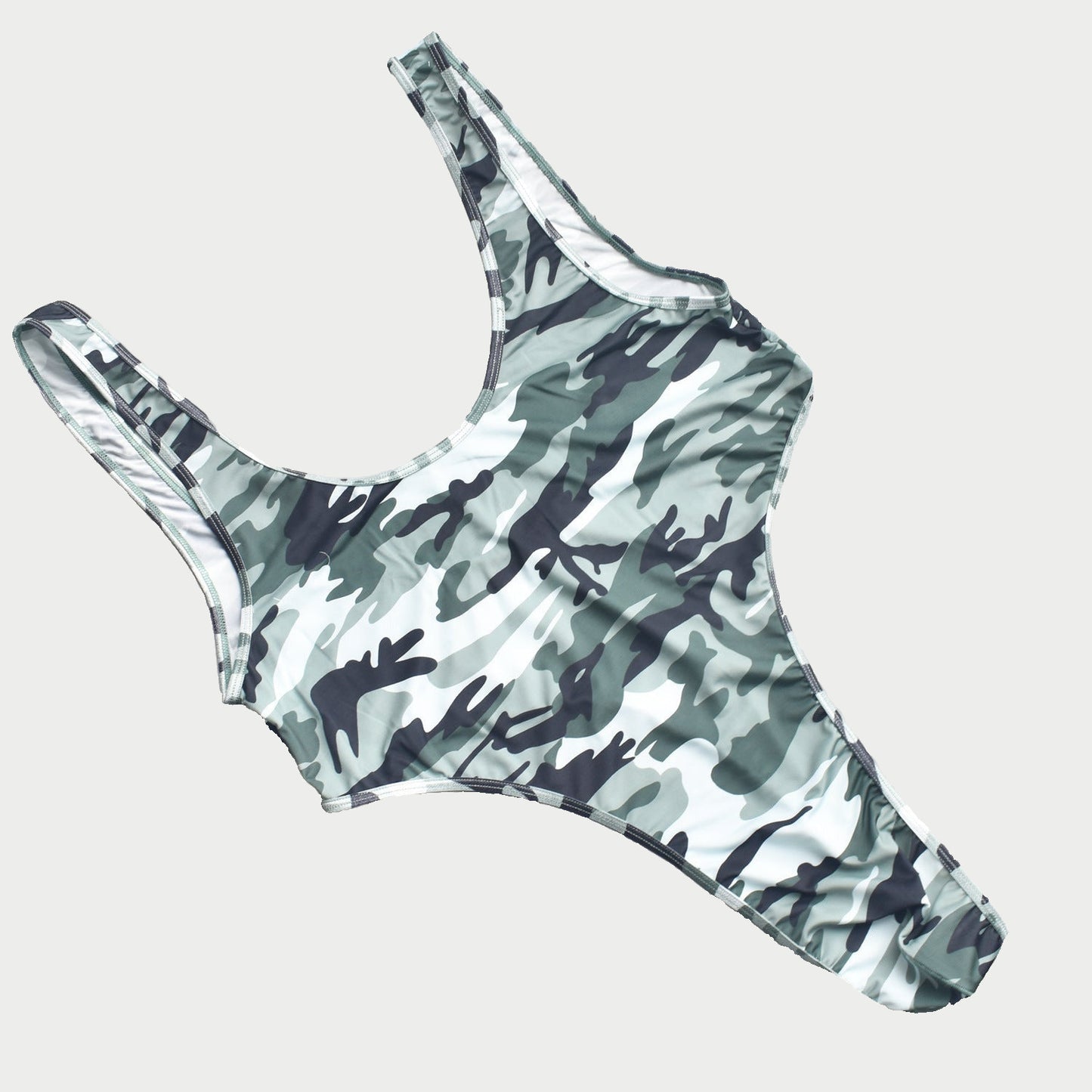 Camo Thong Bodysuit