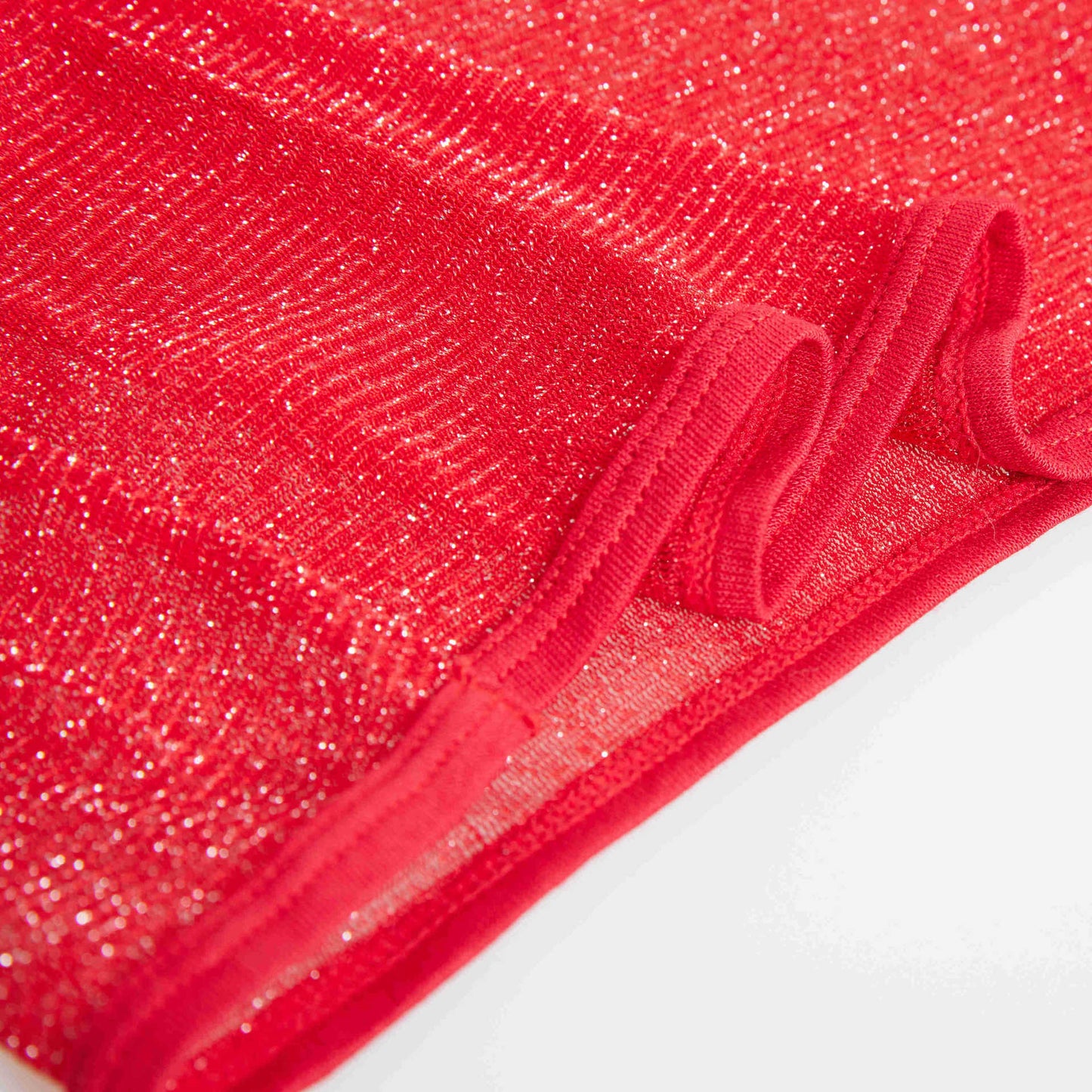 Sheer Glitter Crop Tank