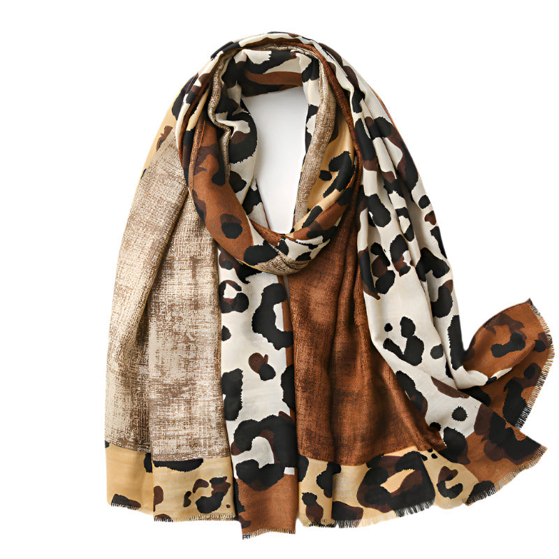 Leopard Pashmina Scarf