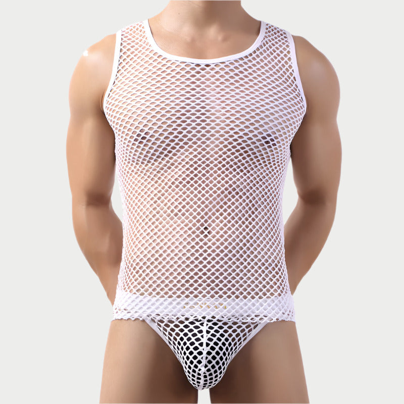 Mesh Fish Net Tank Top