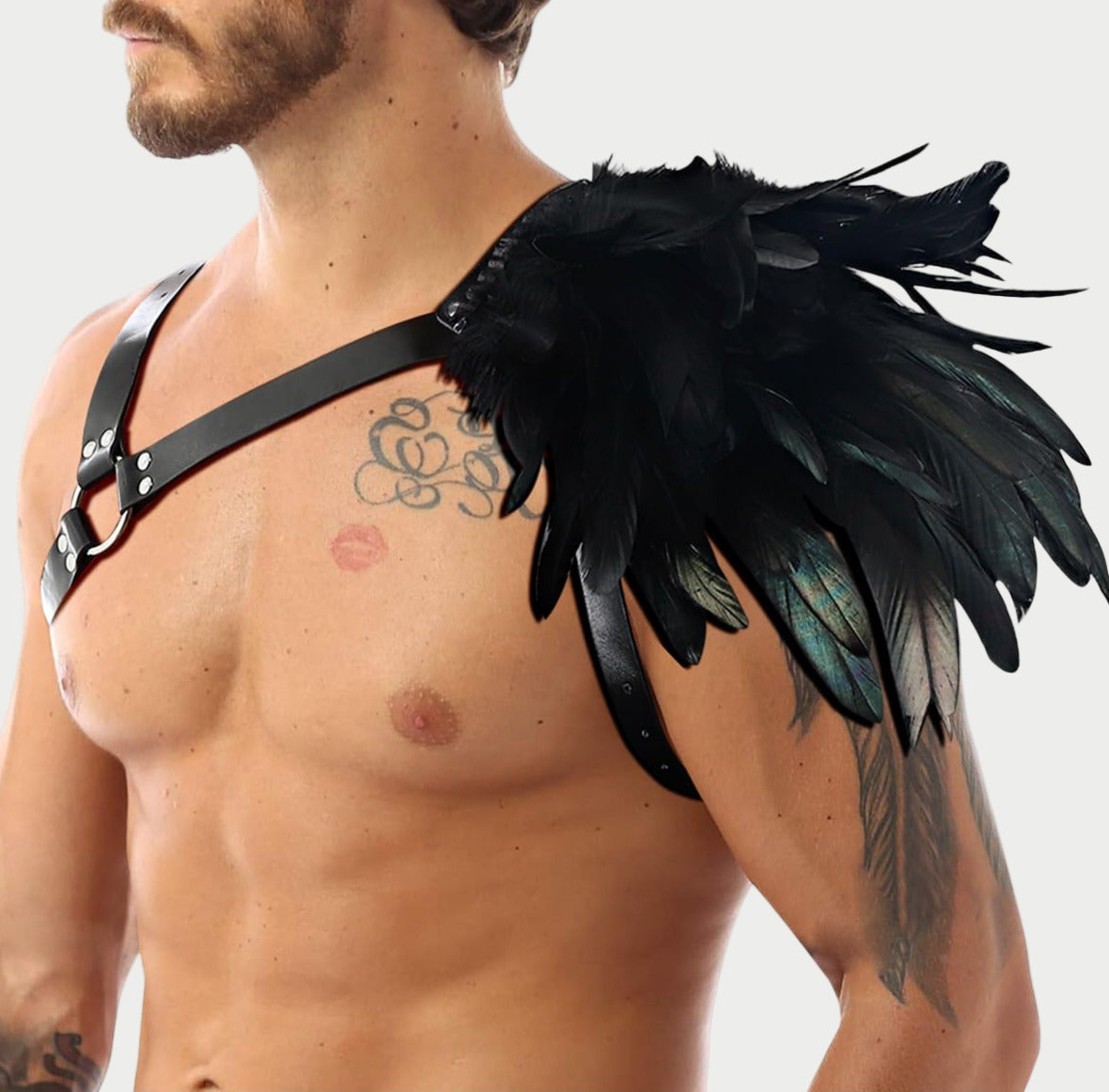 Dark Angel Feather Shoulder Harness