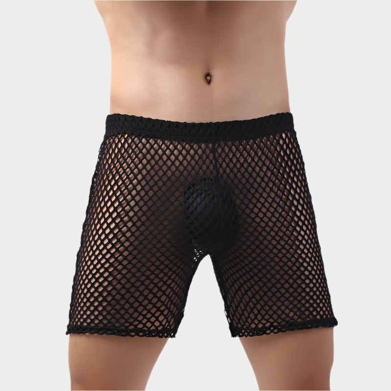 Mesh Fishnet Midway Shorts