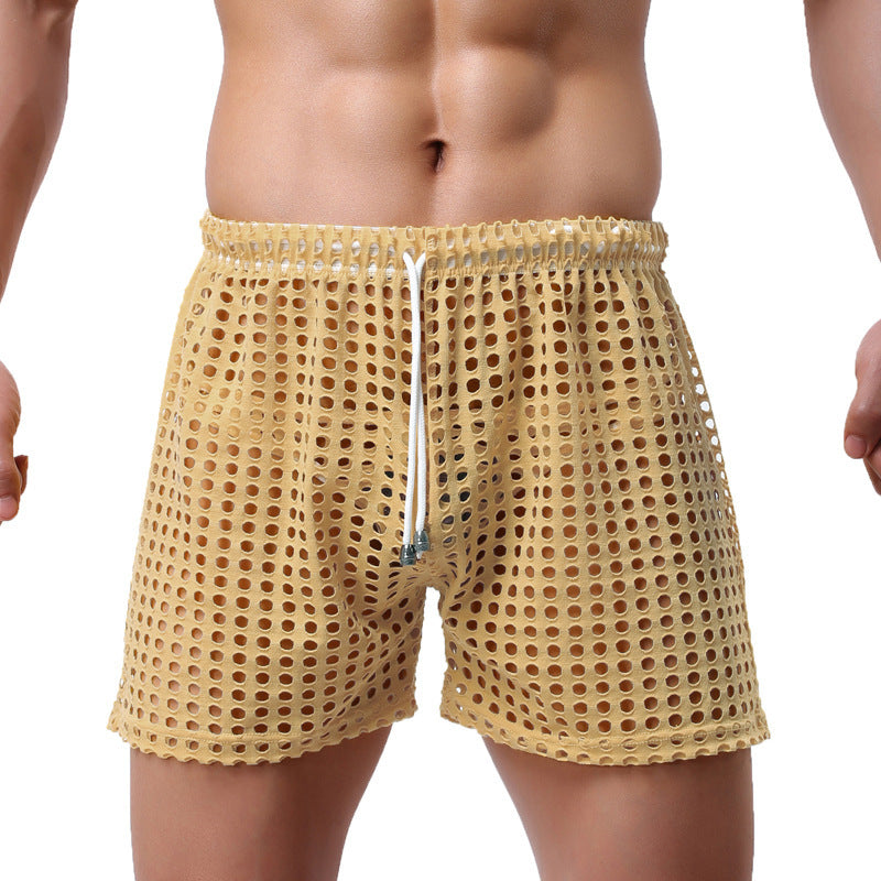 Loose Fishnet Mesh Shorts