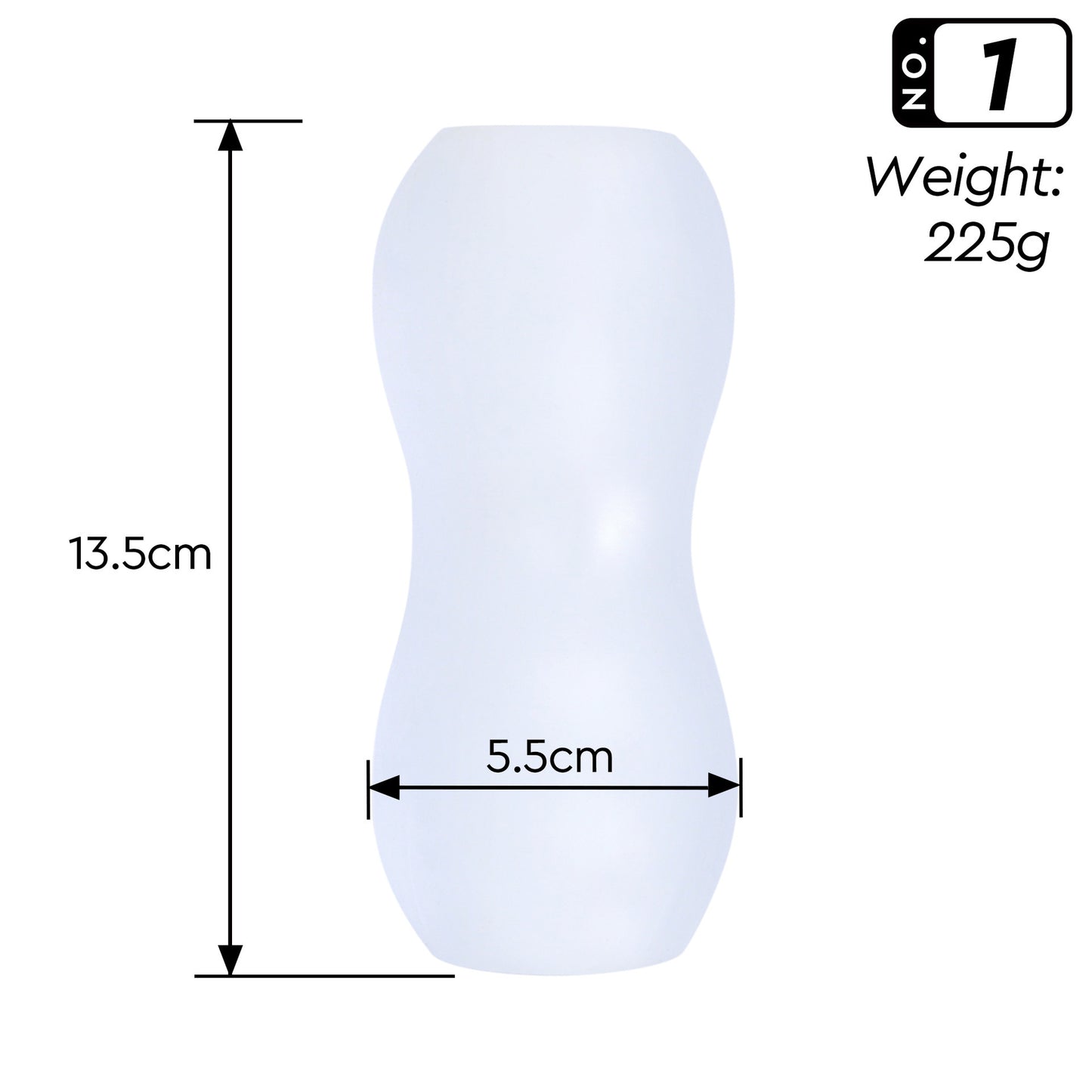 Transparent Ribbed Sleeve Masturbator