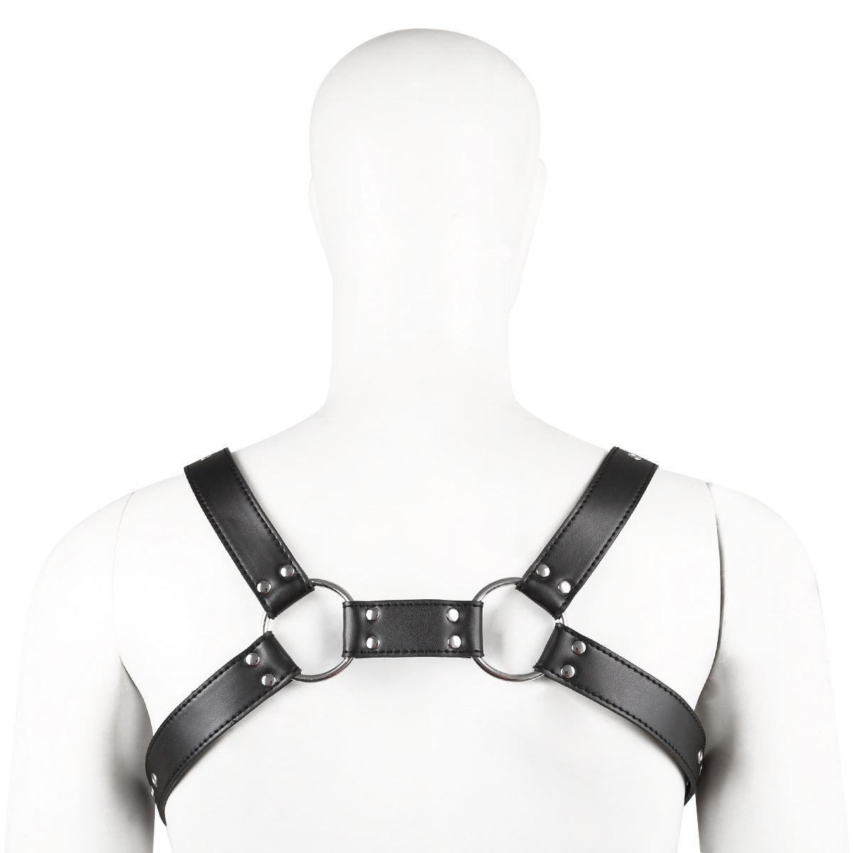 Buckle Strap Leather Chest Harness
