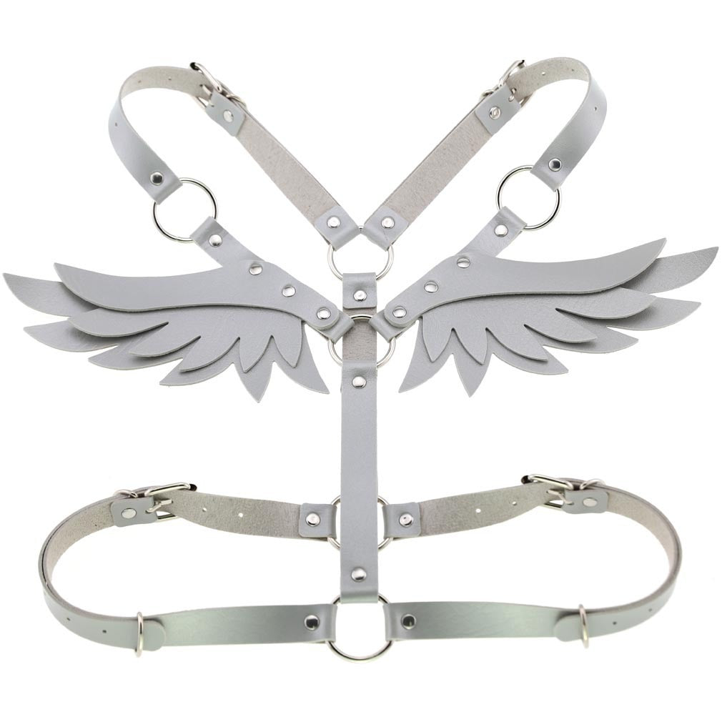 Angel Wings Leather Harness