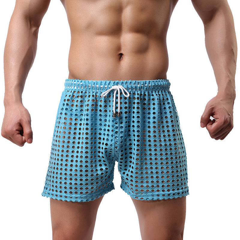 Loose Fishnet Mesh Shorts