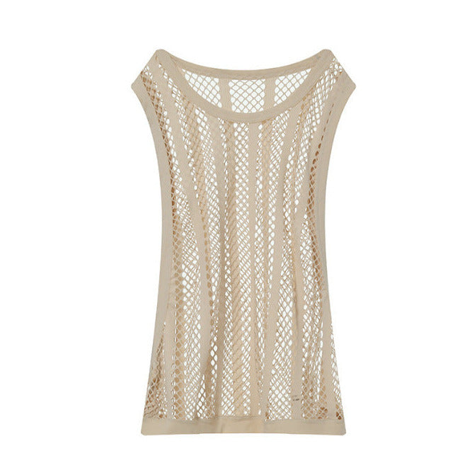 Mesh Striped Tank Top