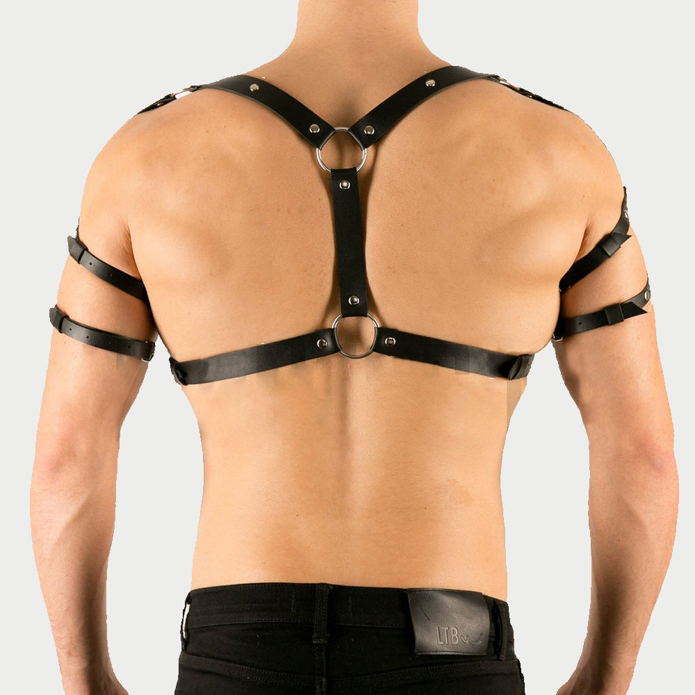 Strapped Dominance Chest Harness