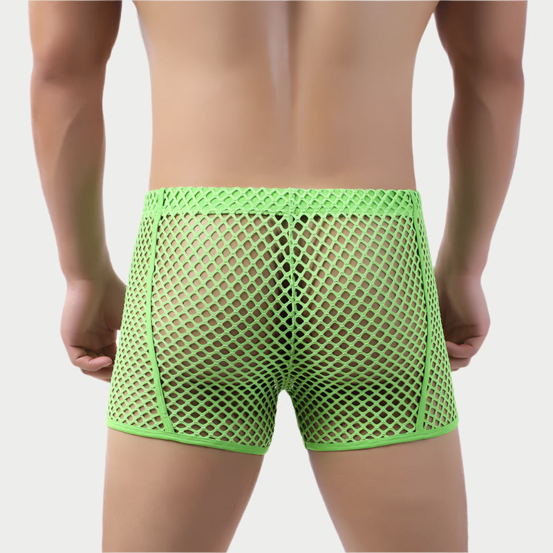 Mesh Fishnet High Shorts