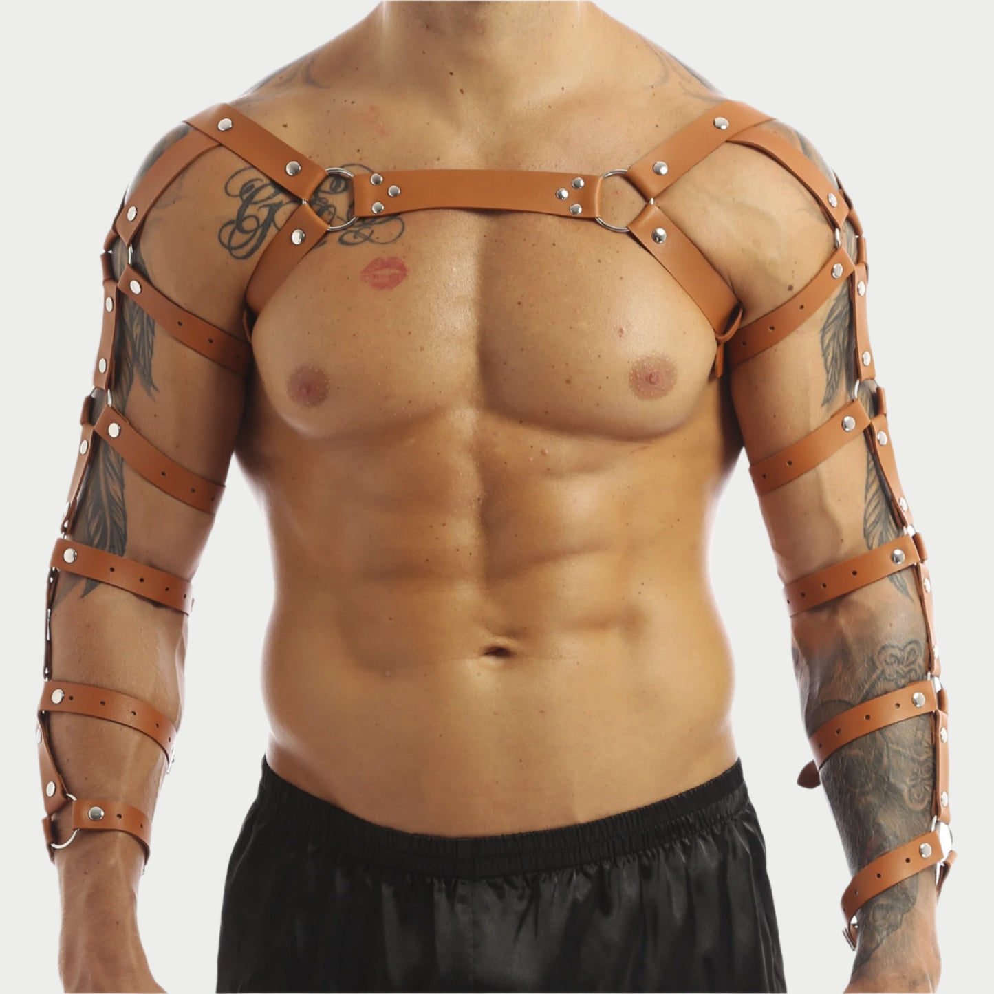 Gladiator Leather Muscle Harness