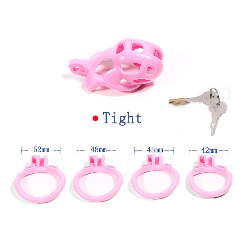Breathable Mesh Chastity Cage With 4 Ring Sizes