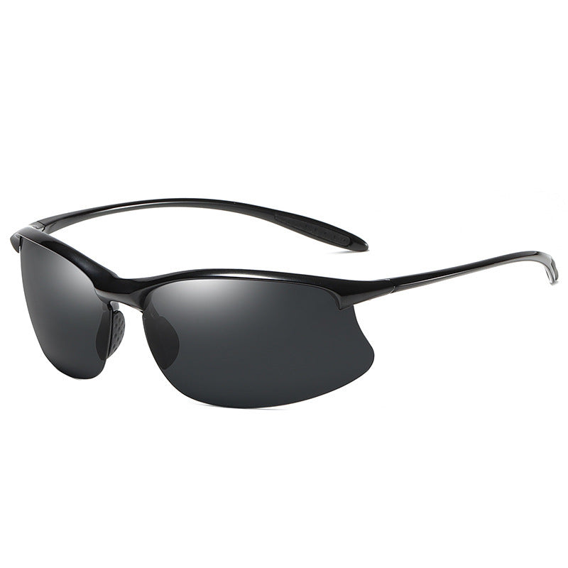Semi Rimless Sports Polarised Sunglasses