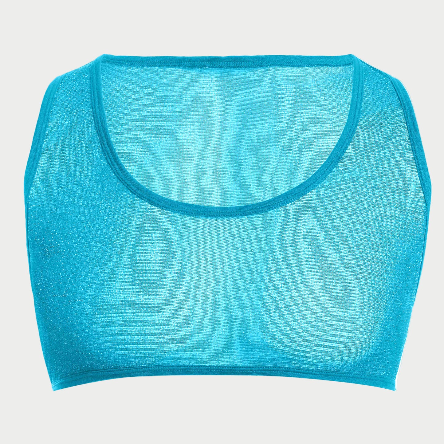 Sheer Glitter Crop Tank
