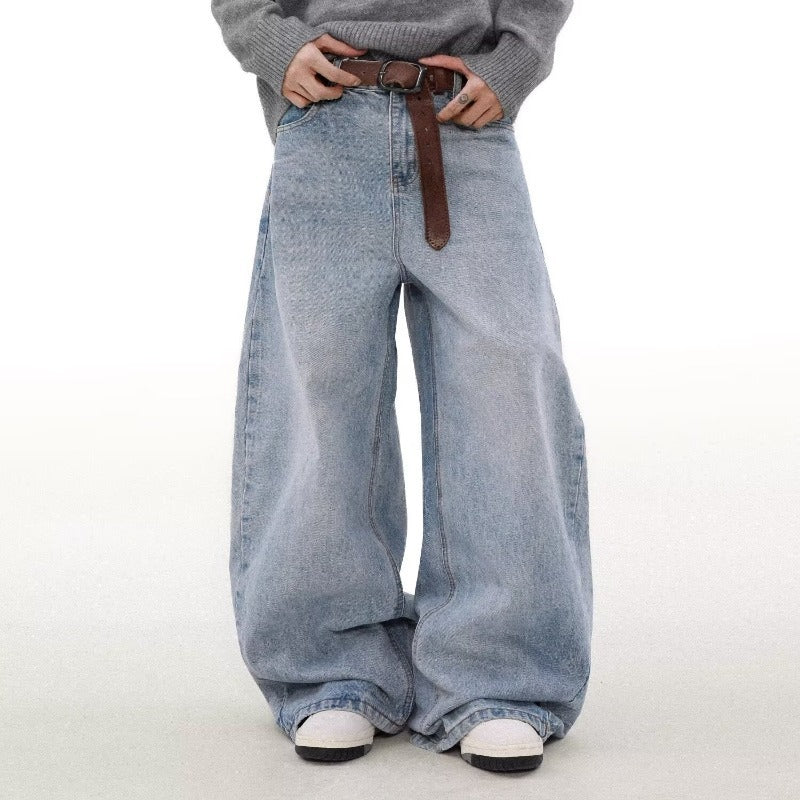 Retro Baggy Washed Denim Jeans