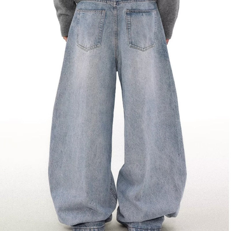 Retro Baggy Washed Denim Jeans