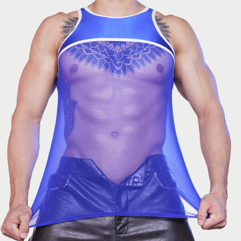 Sheer Tank Mesh Top