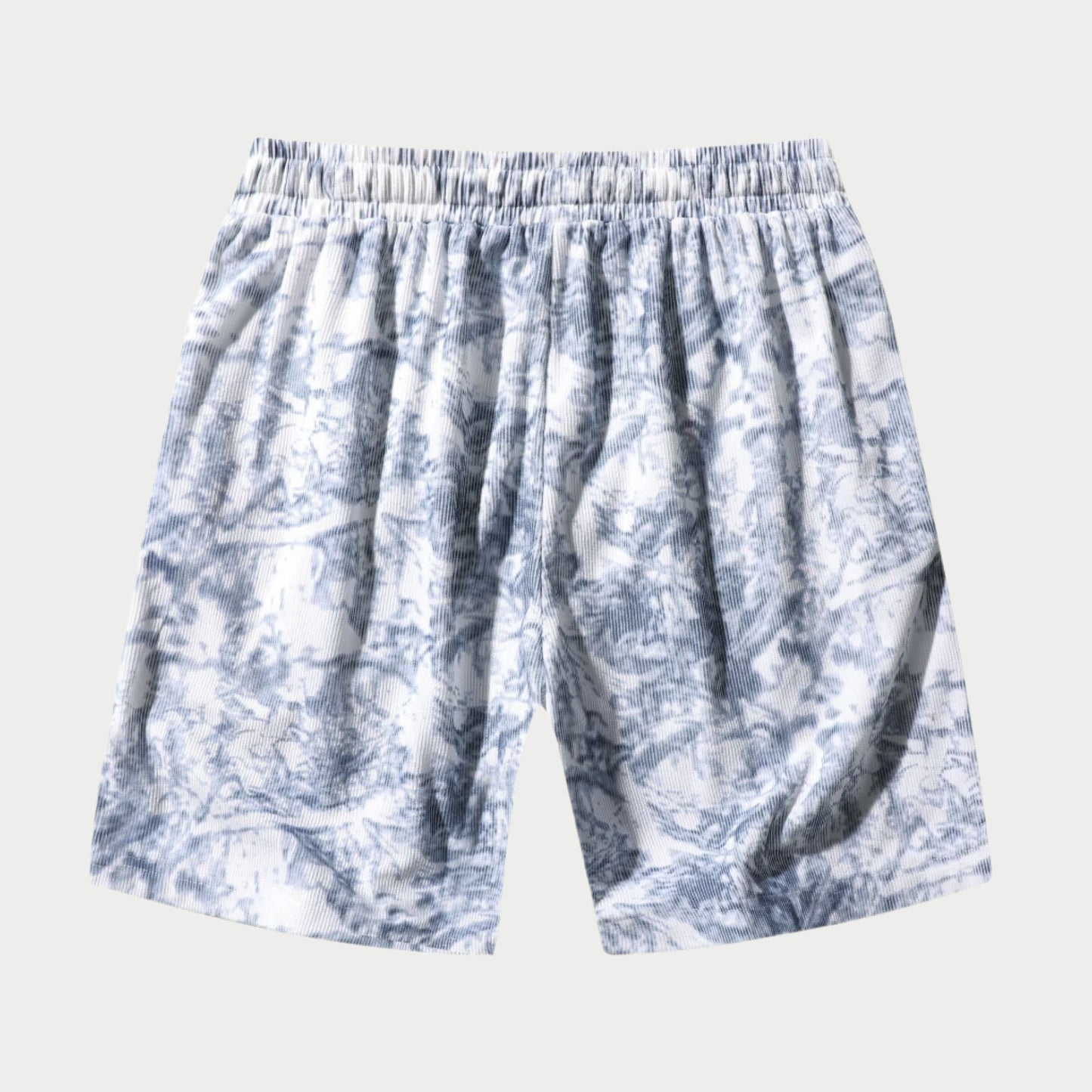 Washed Camo Corduroy Shorts