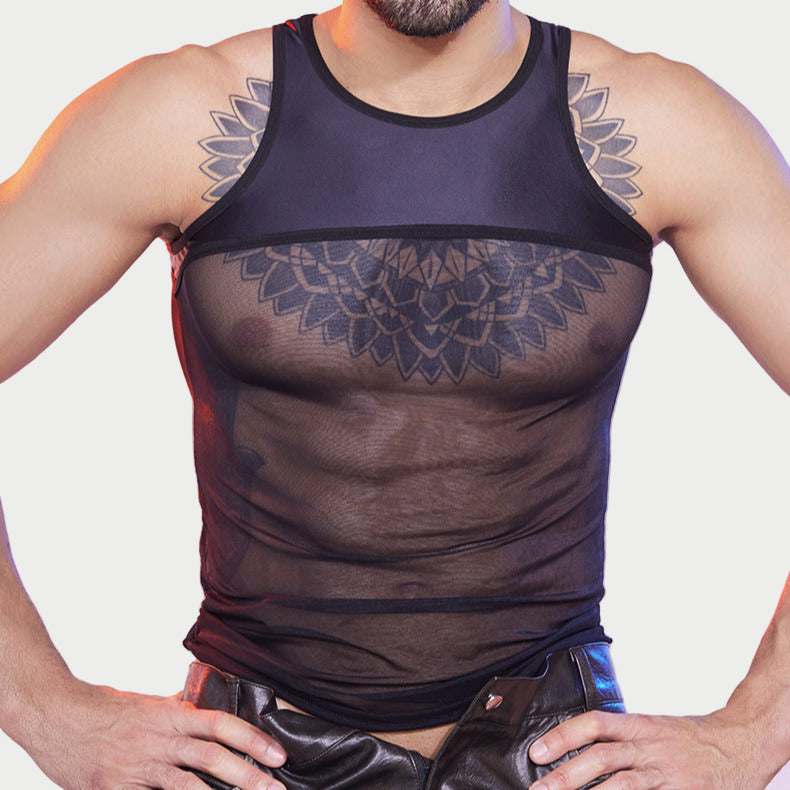 Sheer Tank Mesh Top