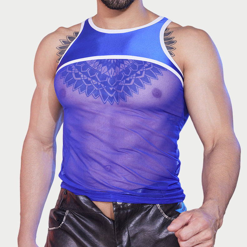 Sheer Tank Mesh Top