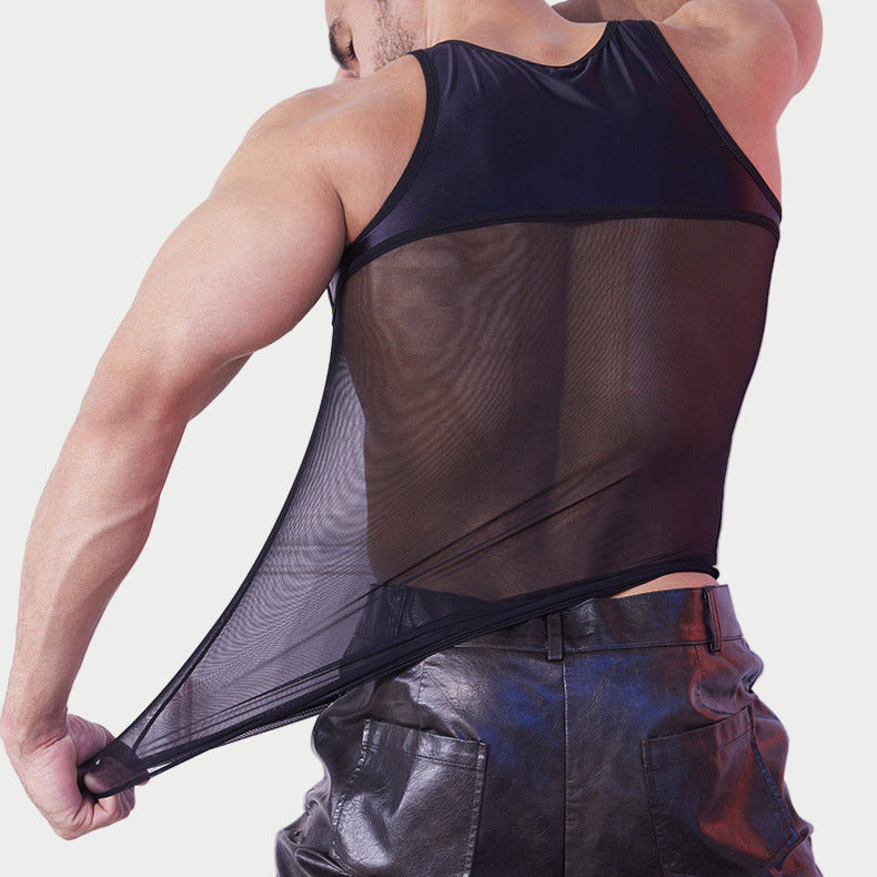 Sheer Tank Mesh Top
