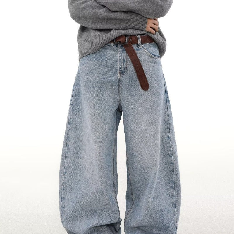 Retro Baggy Washed Denim Jeans