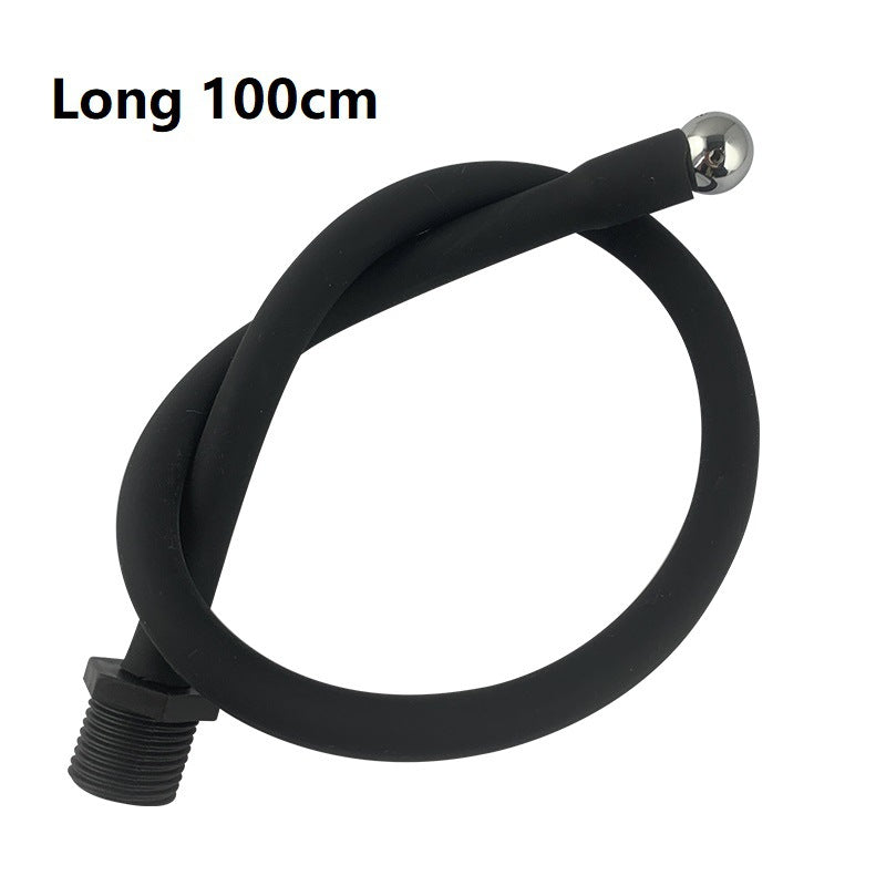 Flexible Silicone Enema Douche Hose (0.25m-2m / 0.8ft-6.6ft)