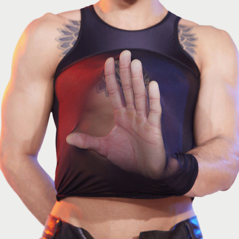 Sheer Tank Mesh Top