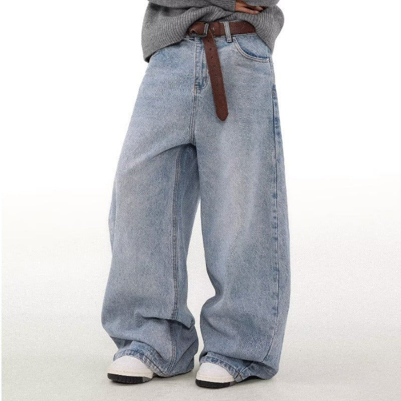 Retro Baggy Washed Denim Jeans