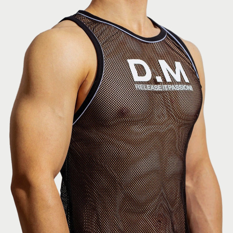 D.M Sheer Mesh Tank Top