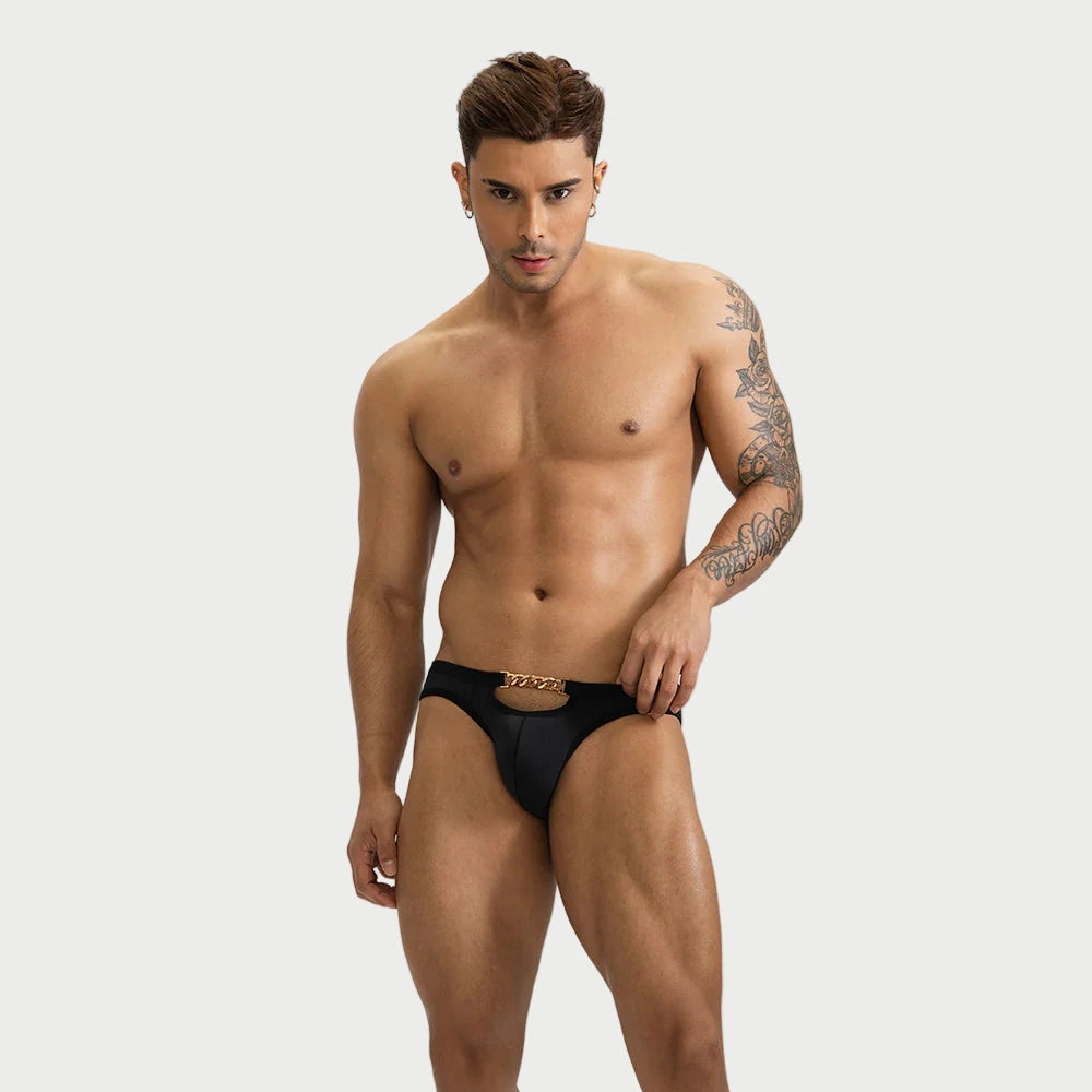GX Gold Chain Link Briefs