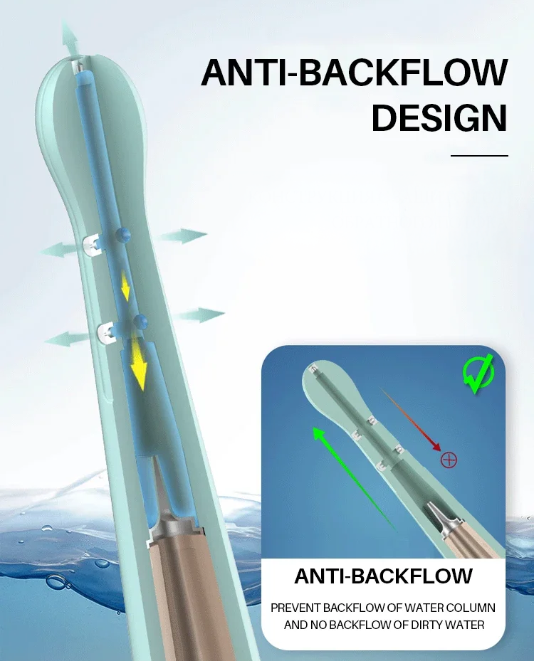 Soft Silicone Enema Douche with Anti-Backflow Design