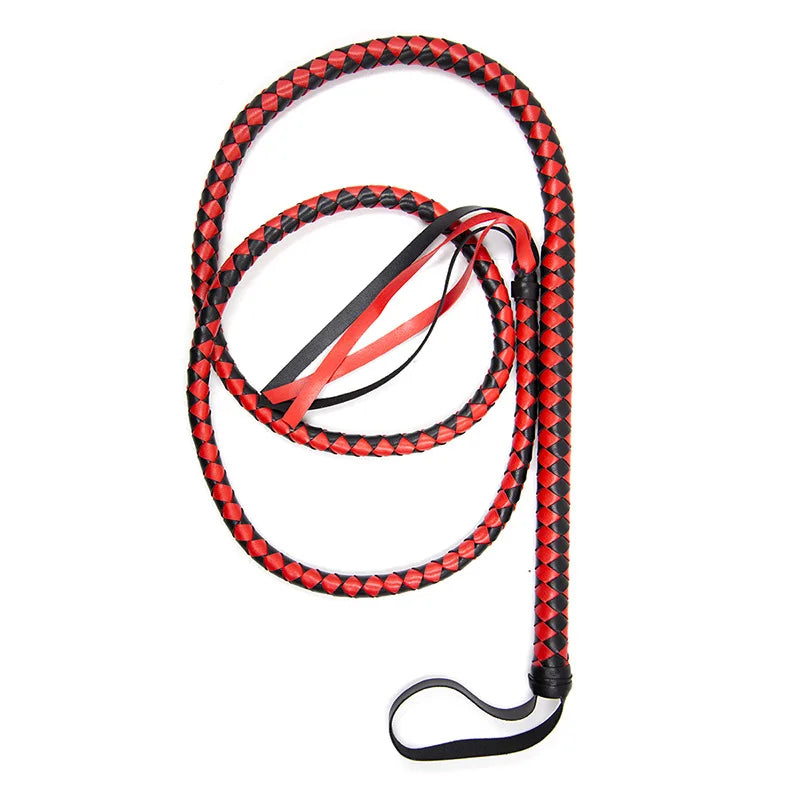 Long BDSM Snake Whip