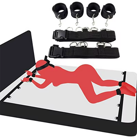 Bed Multi-Loop Strap Restraint Set
