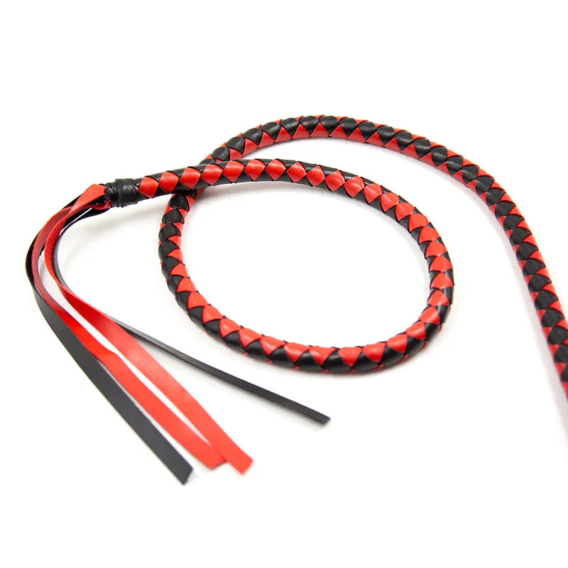 Long BDSM Snake Whip