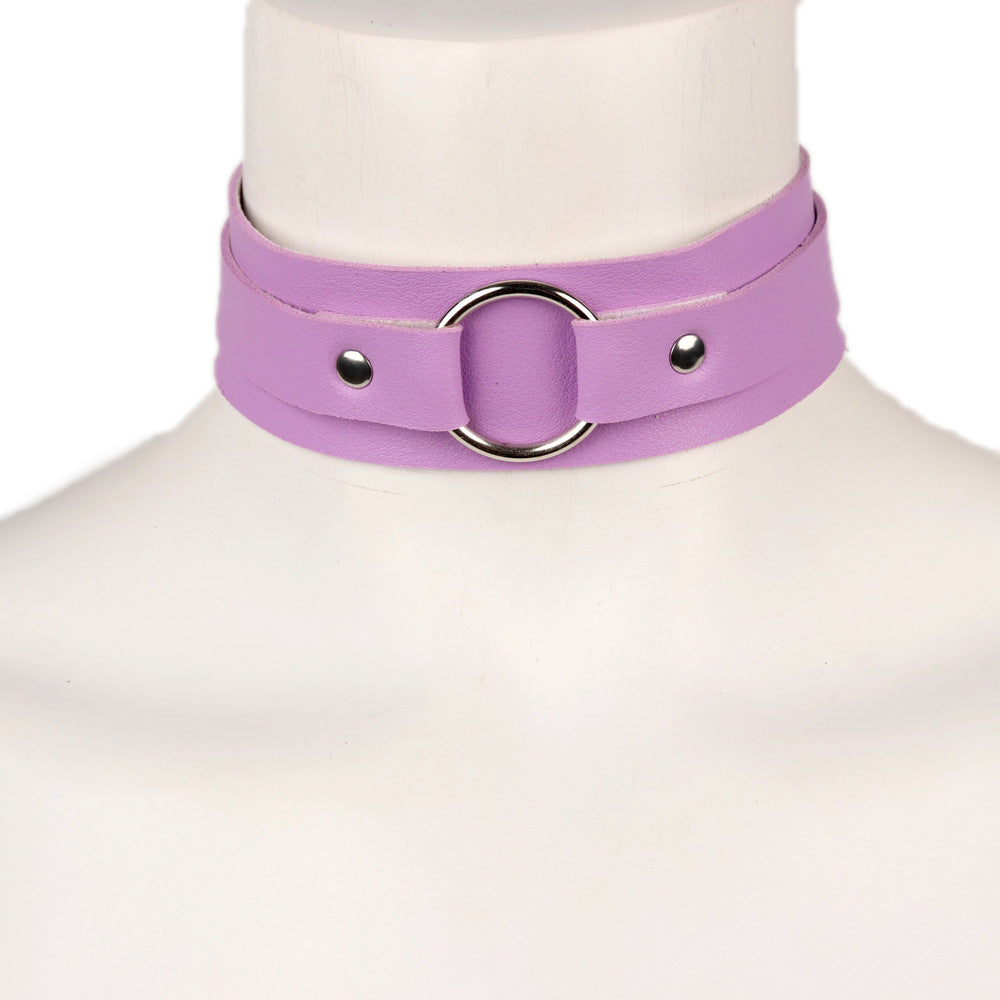 Leather O-Ring Collar / Choker