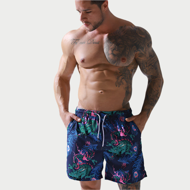 Peacock Swim Shorts