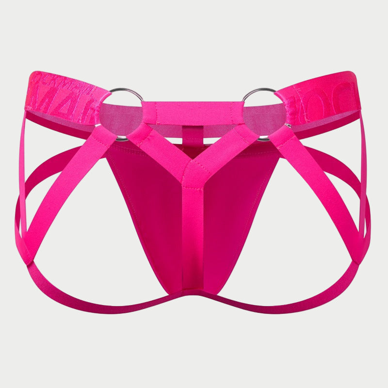 Summer Fluro Harness Thong Jockstrap